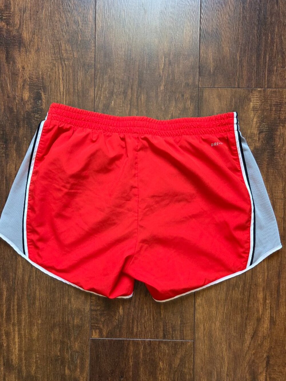 Nike Red and Gray Running Shorts in size small - Picture 2 of 4